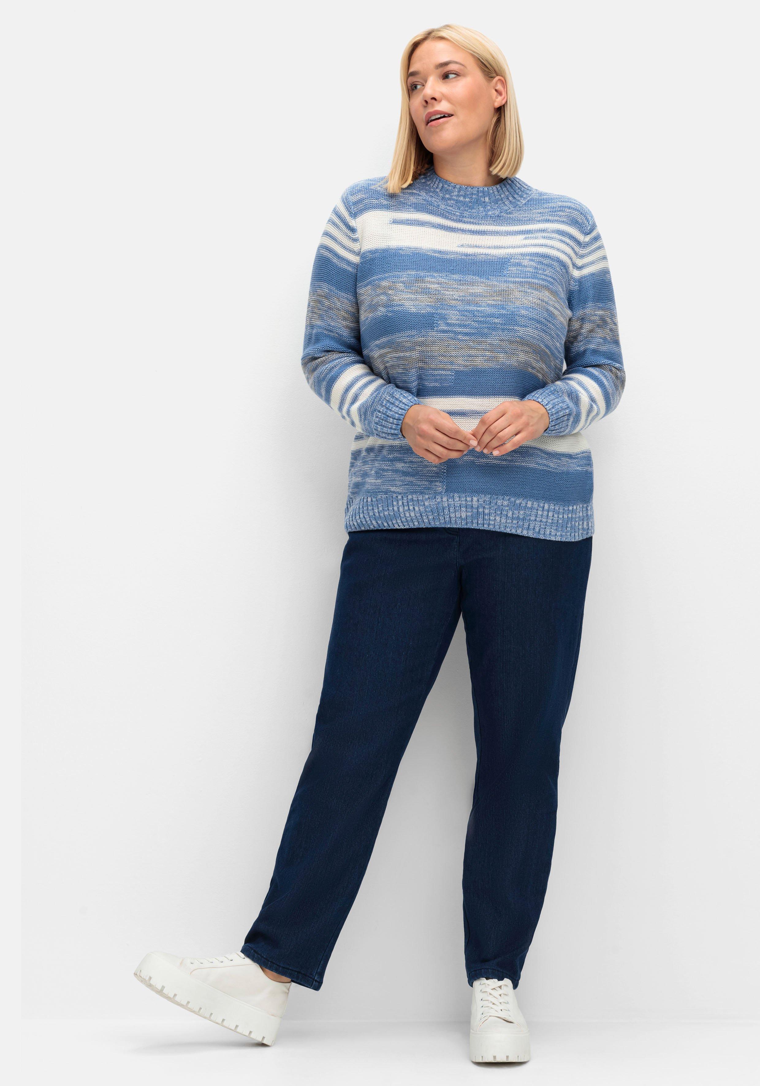 Thermojeans mit Komfortbund und Fleece-Futter