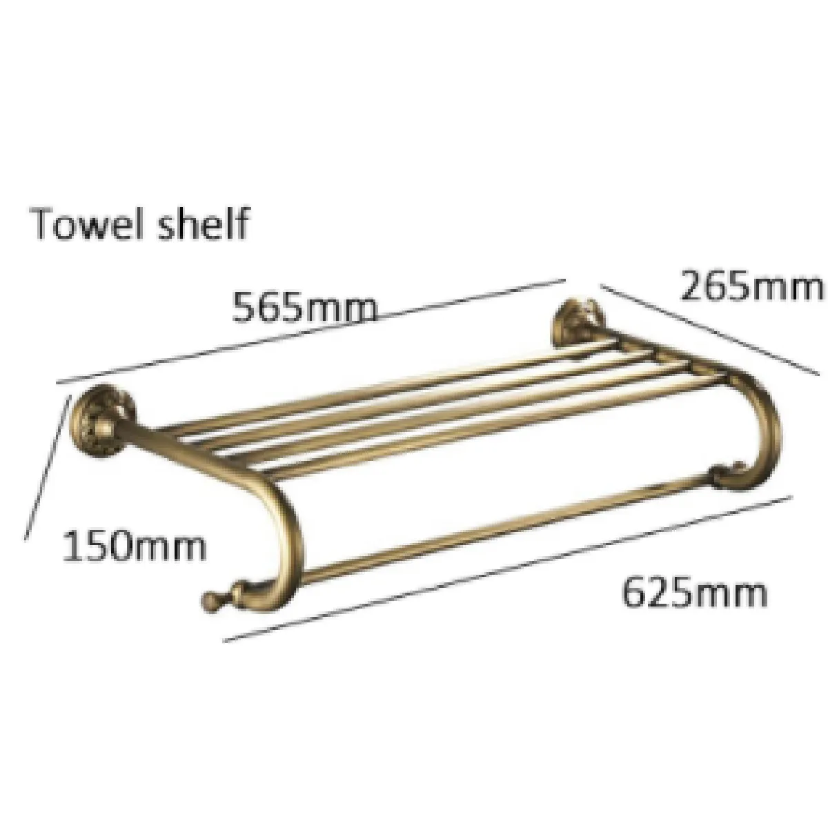 Universal Accessoires salle de bain - Bronze antique