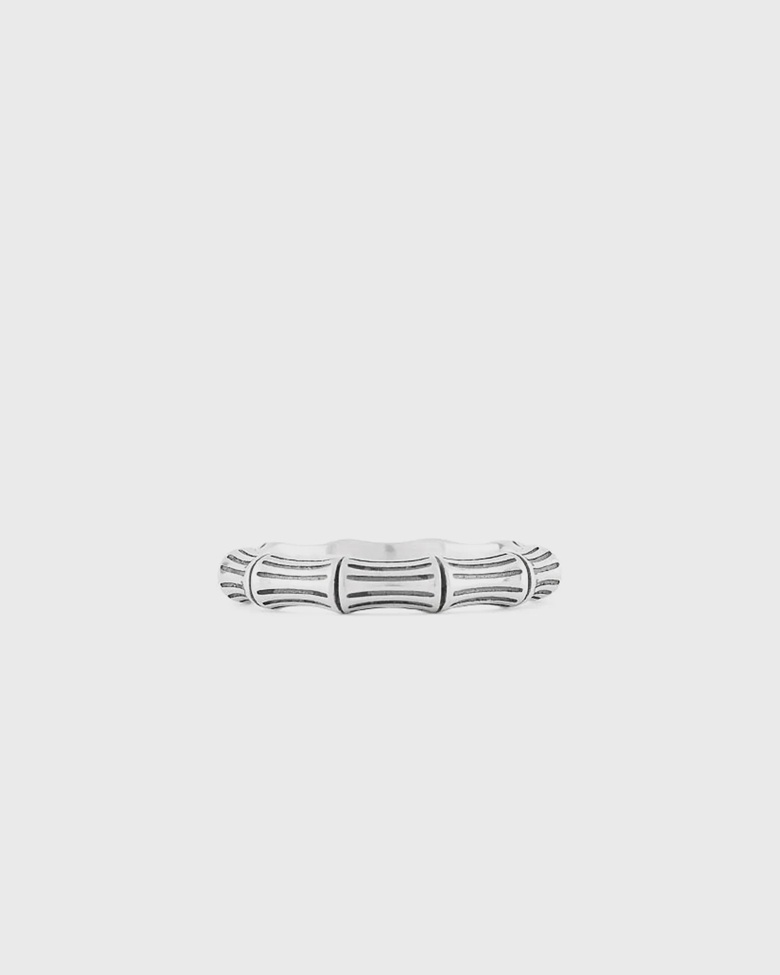 Serge DeNimes Silver Bamboo Ring