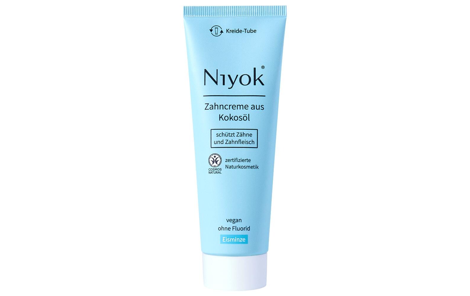Zahncreme Kokosöl Eisminze 75 mlZahnpasta Crème mit Bio-Kokosöl als Basis und Xylit
