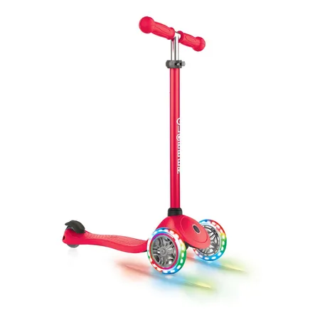Authentic Sports Globber Primo Lights rot, mit Leuchtrollen