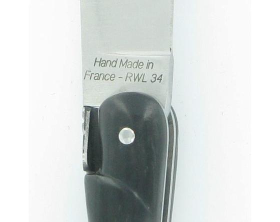 Laguiole Aile de Pigeon Ebène RWL34 Couteau de Poche - Laguiole par Fontenille Pataud