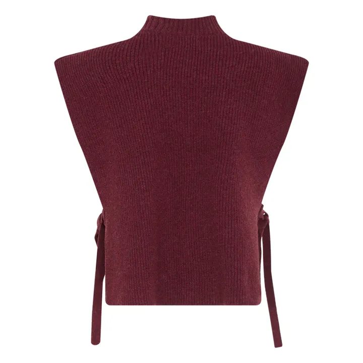 Sessùn Pull Sans Manches Louis Laine Recyclée x Smallable | Bordeaux