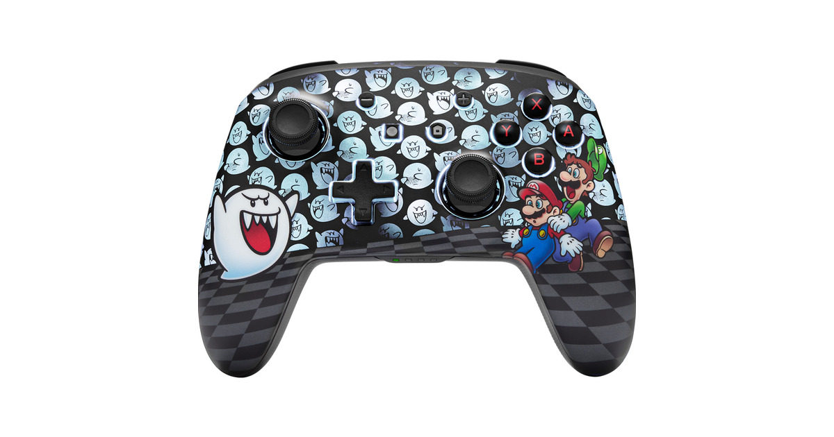 PowerAEnhanced Wireless Controller for Nintendo Switch with Lumectra - Mario Peek-A-Boo  (Zwart/wit)