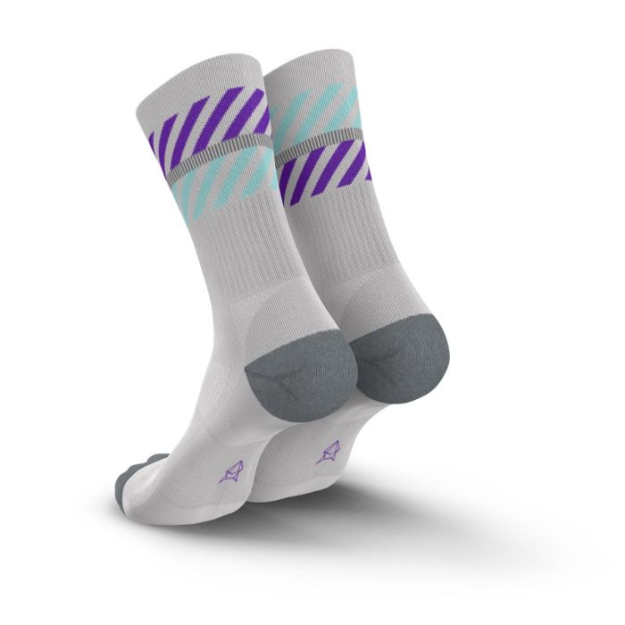 Incylence Unisex Strømper Merino Light Lanes Socks Hvid