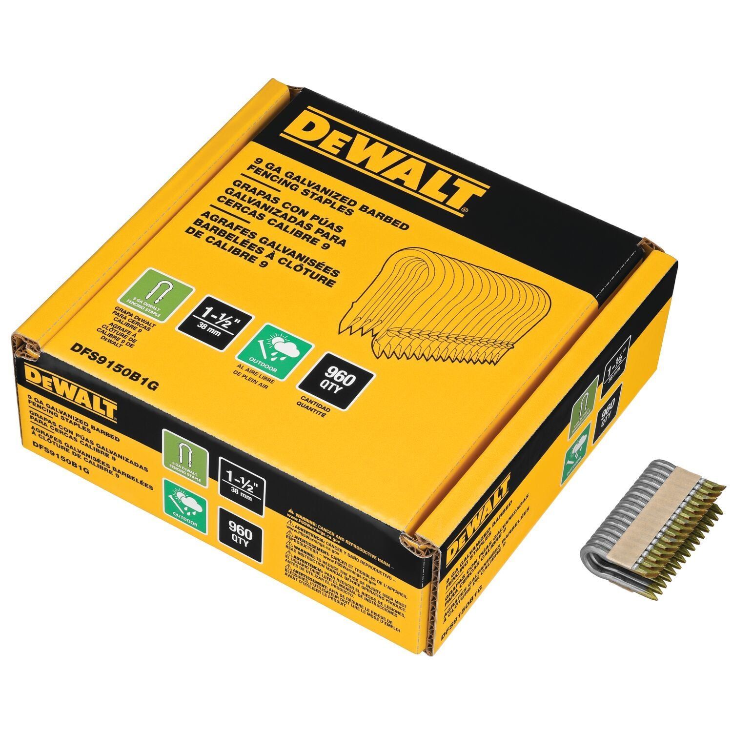DeWALT DFS9175B1G Hekwerknieten Gegalvaniseerd 45 mm VE=960