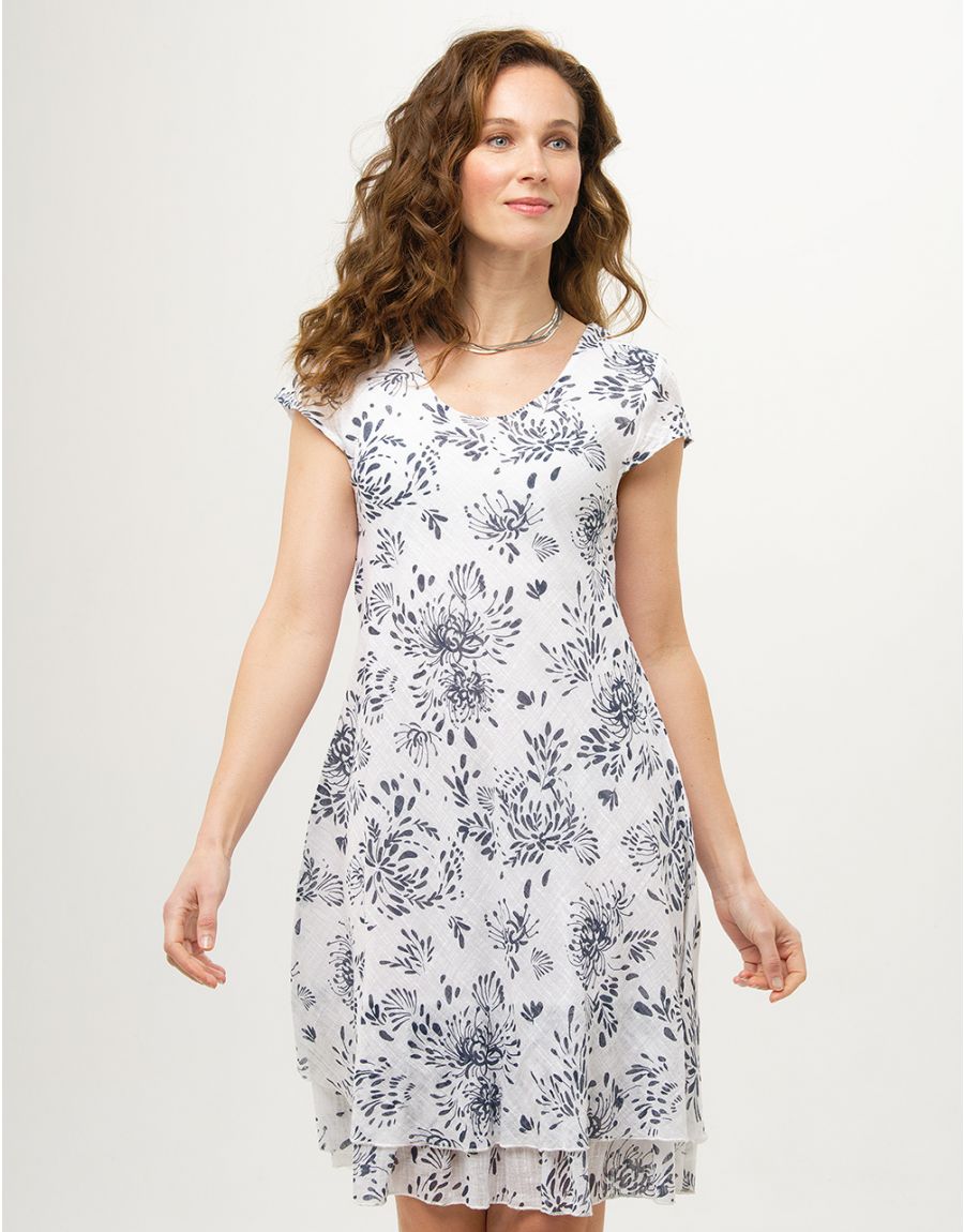 Robe coton blanche