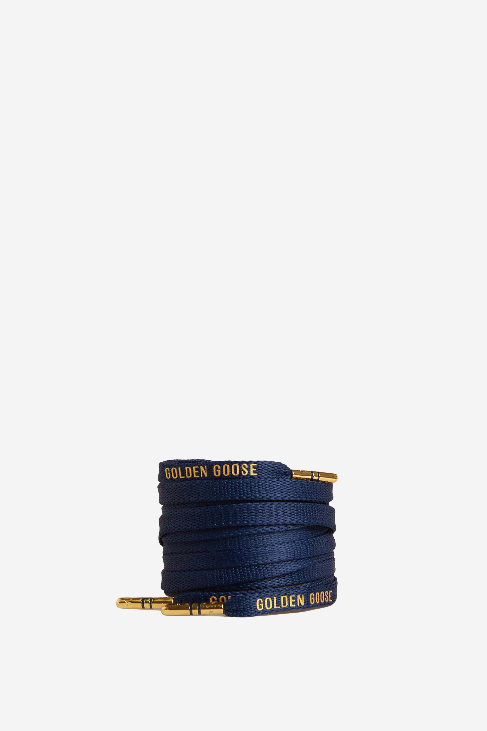 Kit cotton contrasting gold-colored logo laces - Mayke