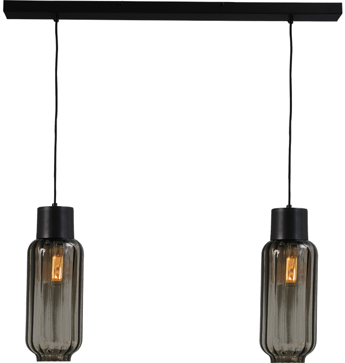 Hanglamp | 2156-05-05-100-2 Lett Rib B100 x D15 cm