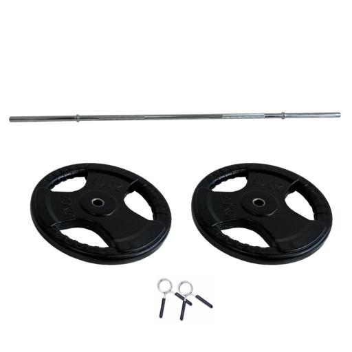 Kit de barra de peso + discos 46 kg (25 mm) Vimas Sport