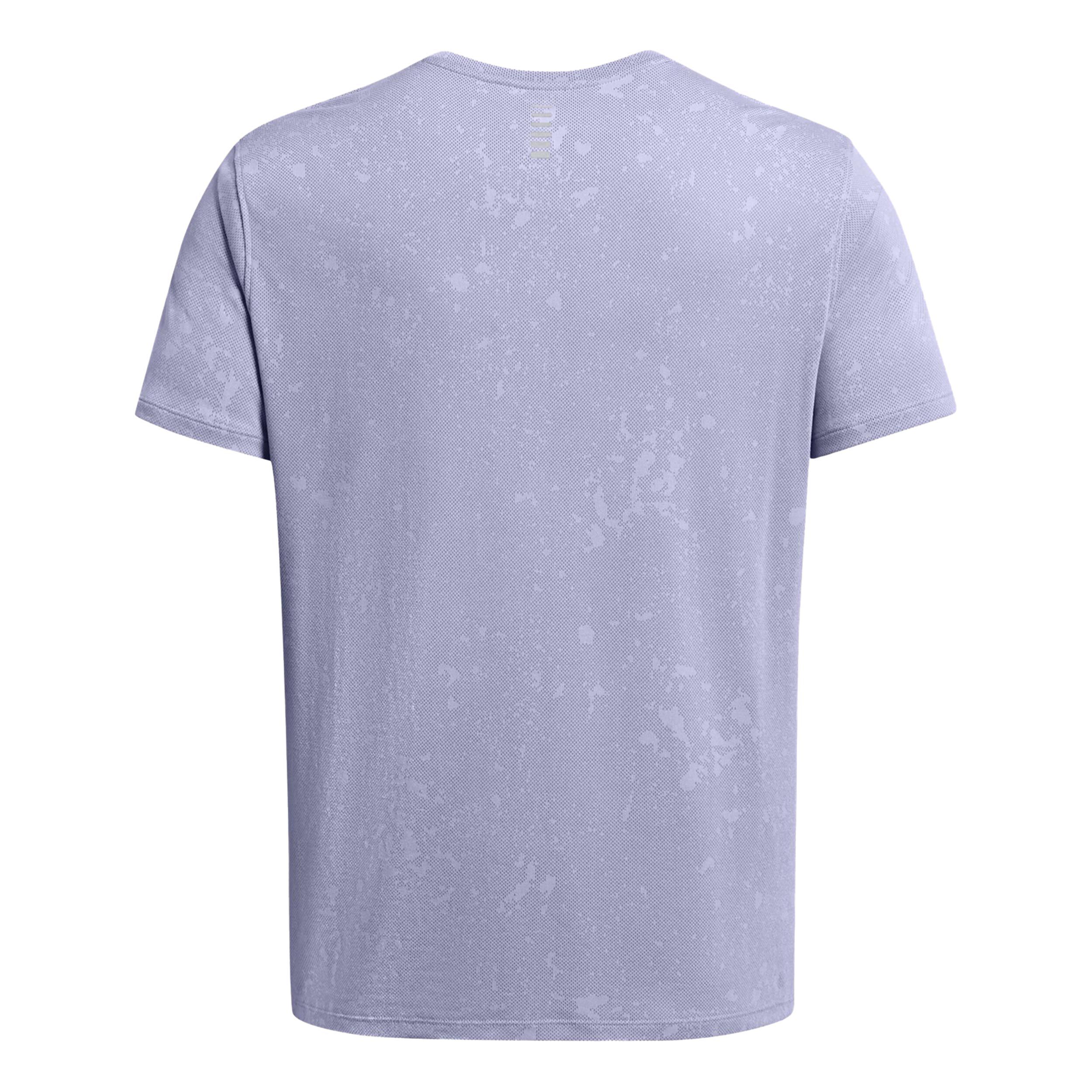Under Armour Streaker Splatter SS Maillot De Course Hommes - Violet