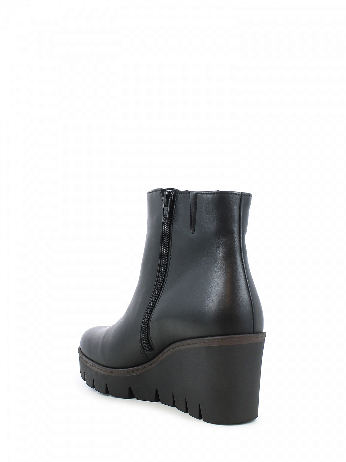 Gabor Leather Wedge Booties