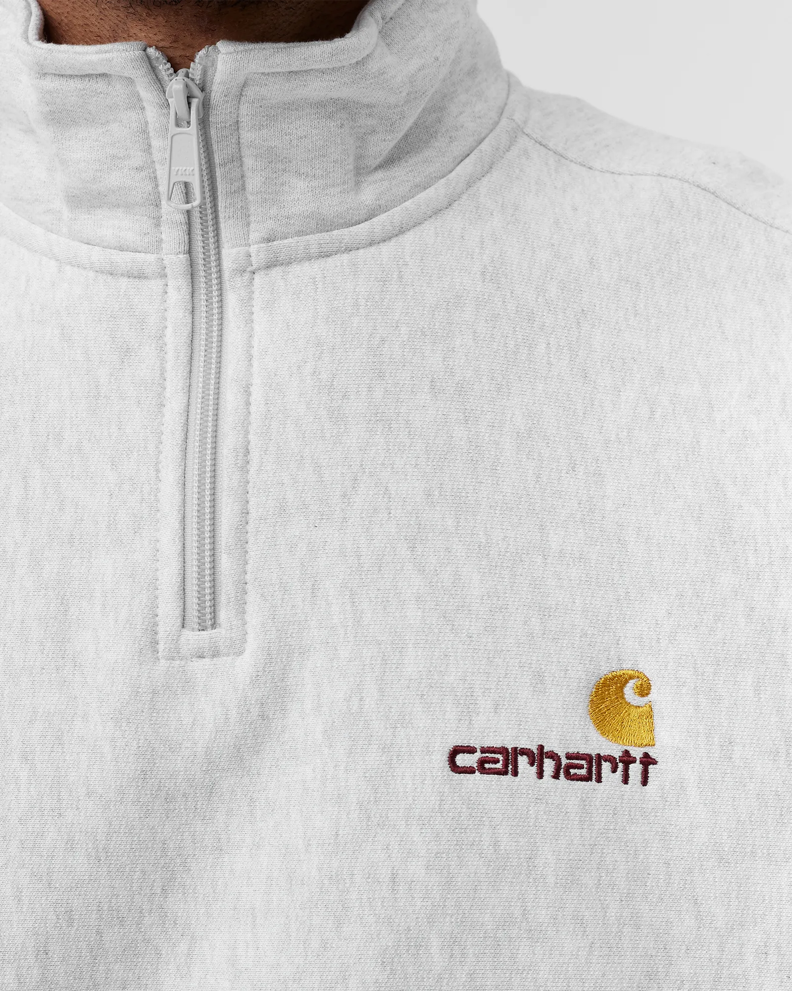 Carhartt WIP Half Zip American Script Sweatshirt