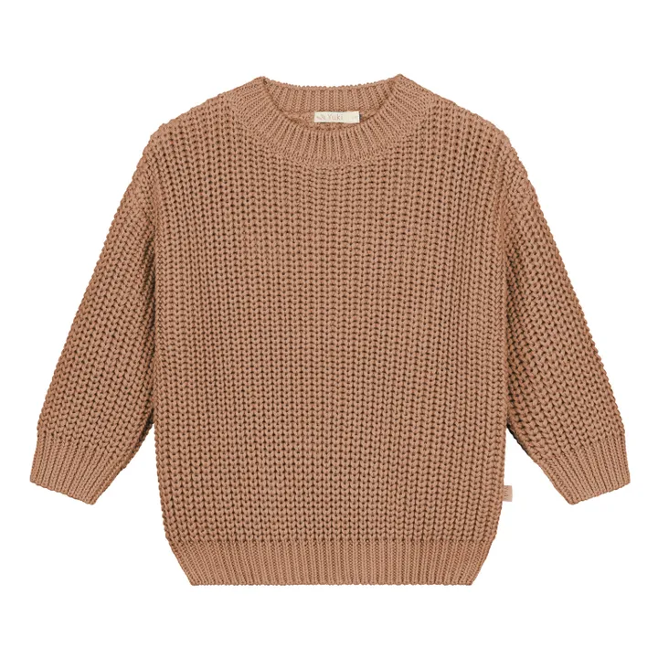 Yuki Pull Chunky Coton Bio | Vieux Rose