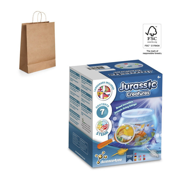 Science4You 35829 - Jeu éducatif livré avec un sac cadeau en papier kraft (115 g/m²), fabriqué à partir de matériaux certifiés FSC™ et d'autres matériaux certifiés