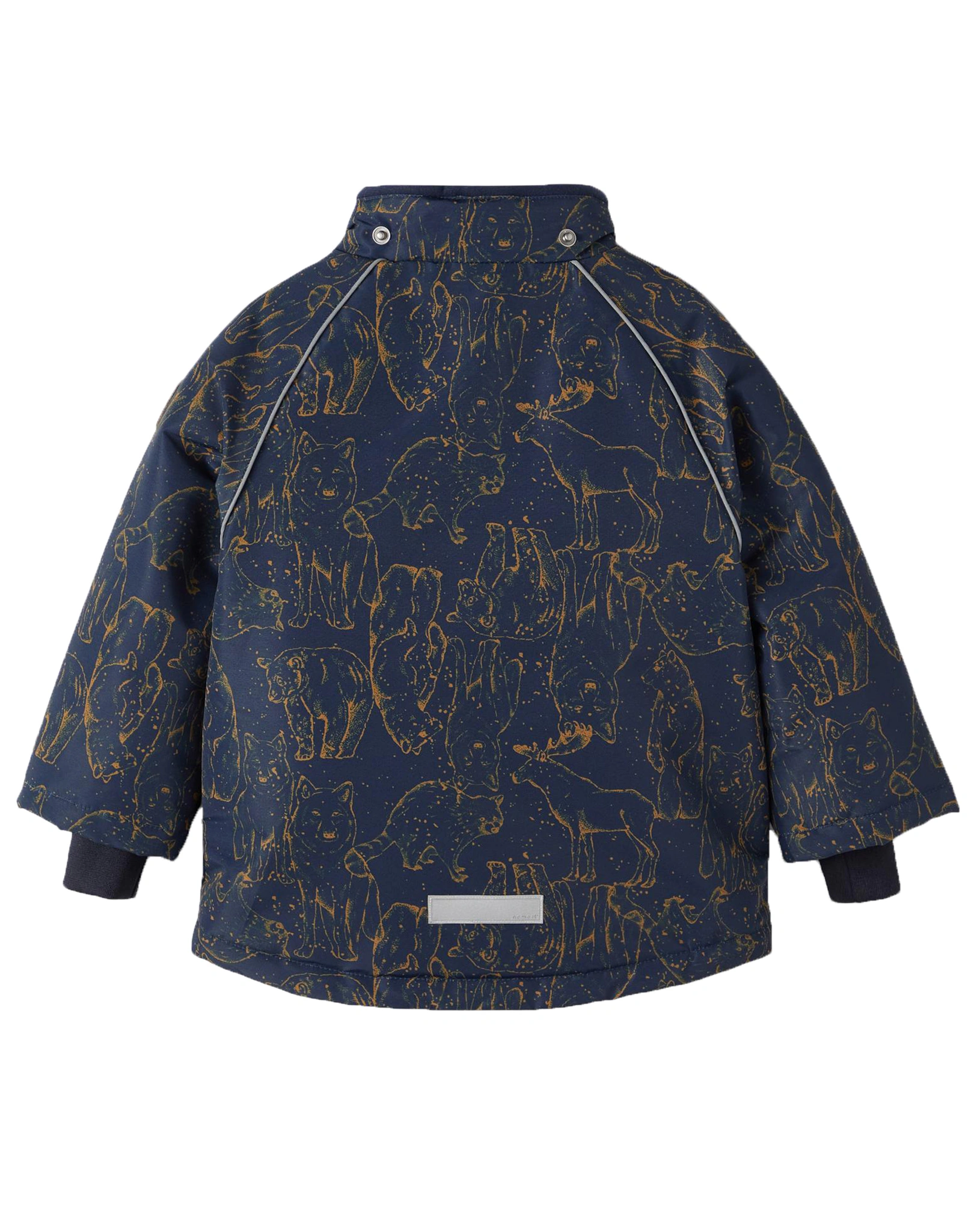 Winterjacke NMMSNOW05 - ANIMAL in dark sapphire