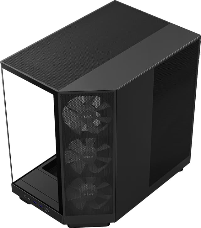 NZXT H6 Flow RGB 2024 PC-kabinet (sort)