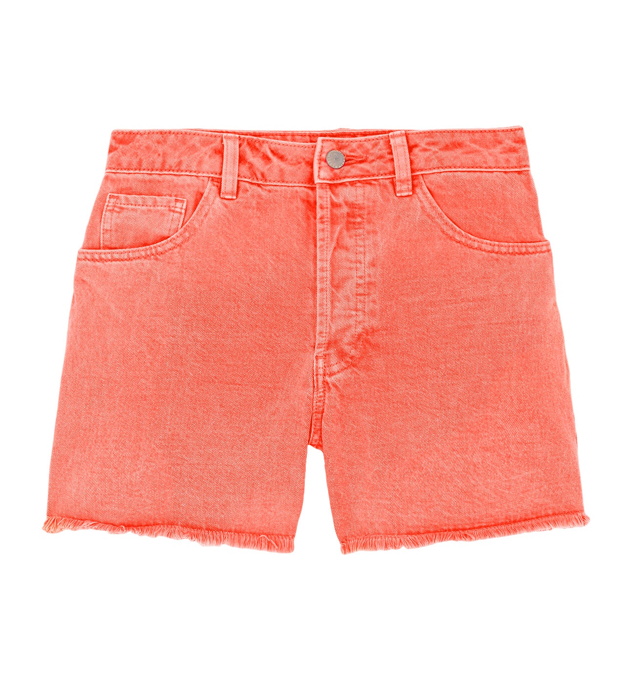Short en jean pastel Femme - Corail