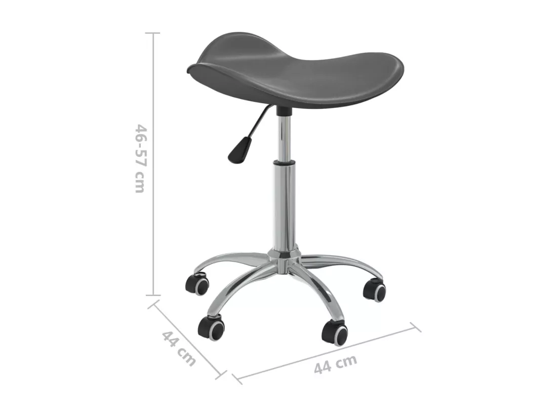 Chaise de bureau Gris Similicuir