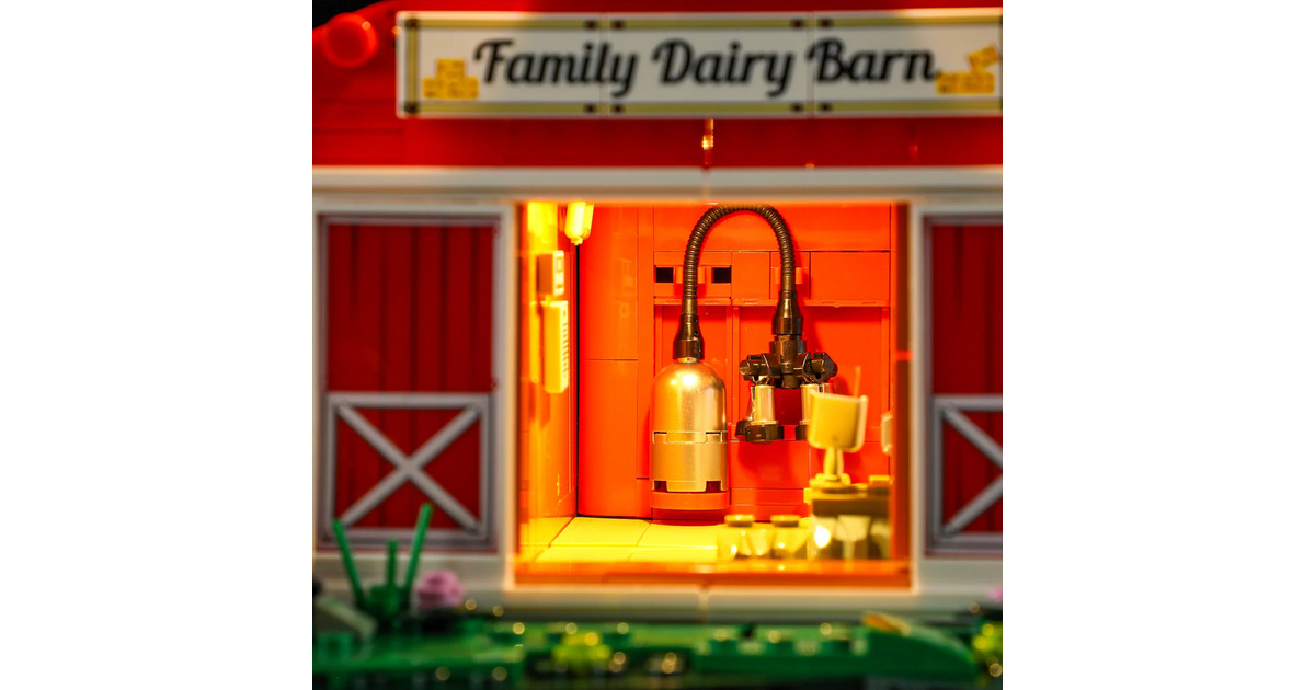LumibricksFarm Life - Cow Barn Constructiespeelgoed  (F9037)