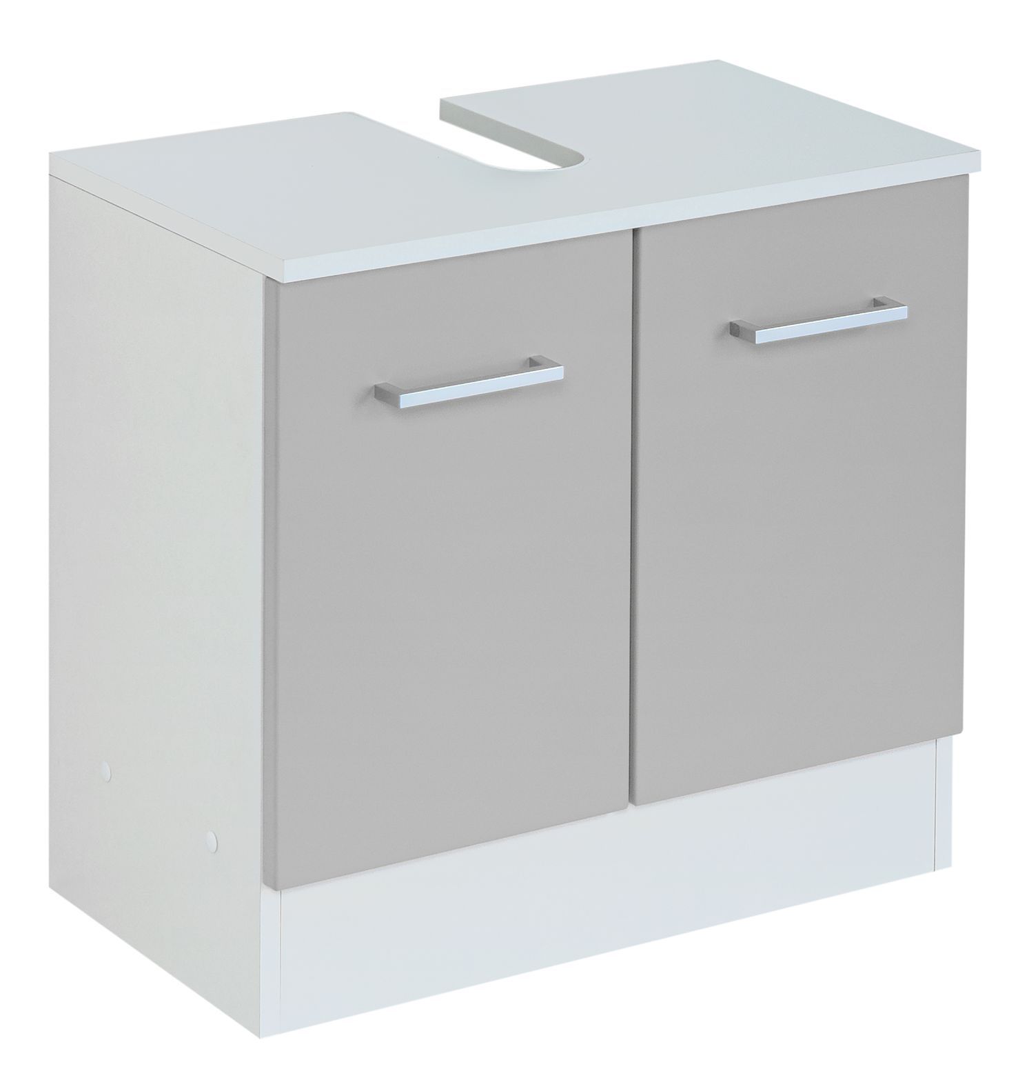 Waschbeckenunterschrank RIGA - hellgrau - 60 cm