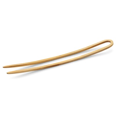 Haarspange Messing, Forke