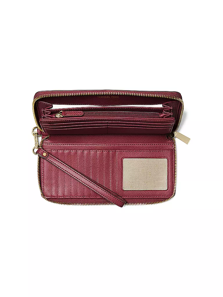 MICHAEL KORS Geldbörse JET SET TRAVEL dunkelrot