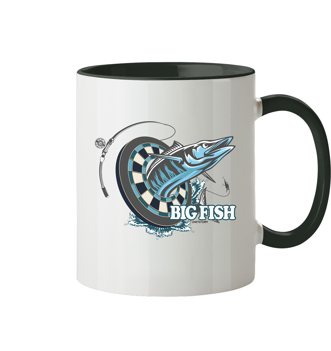 DartSturm - Big Fish - Tasse zweifarbig