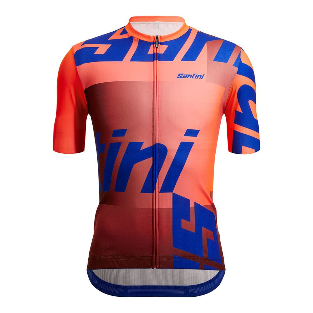 Santini KARMA LOGO - Maillot Homme orange fluo