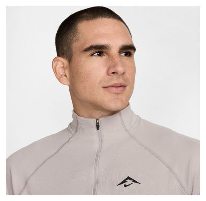 Haut 1/2 zip Nike Dri-Fit Trail Gris Homme