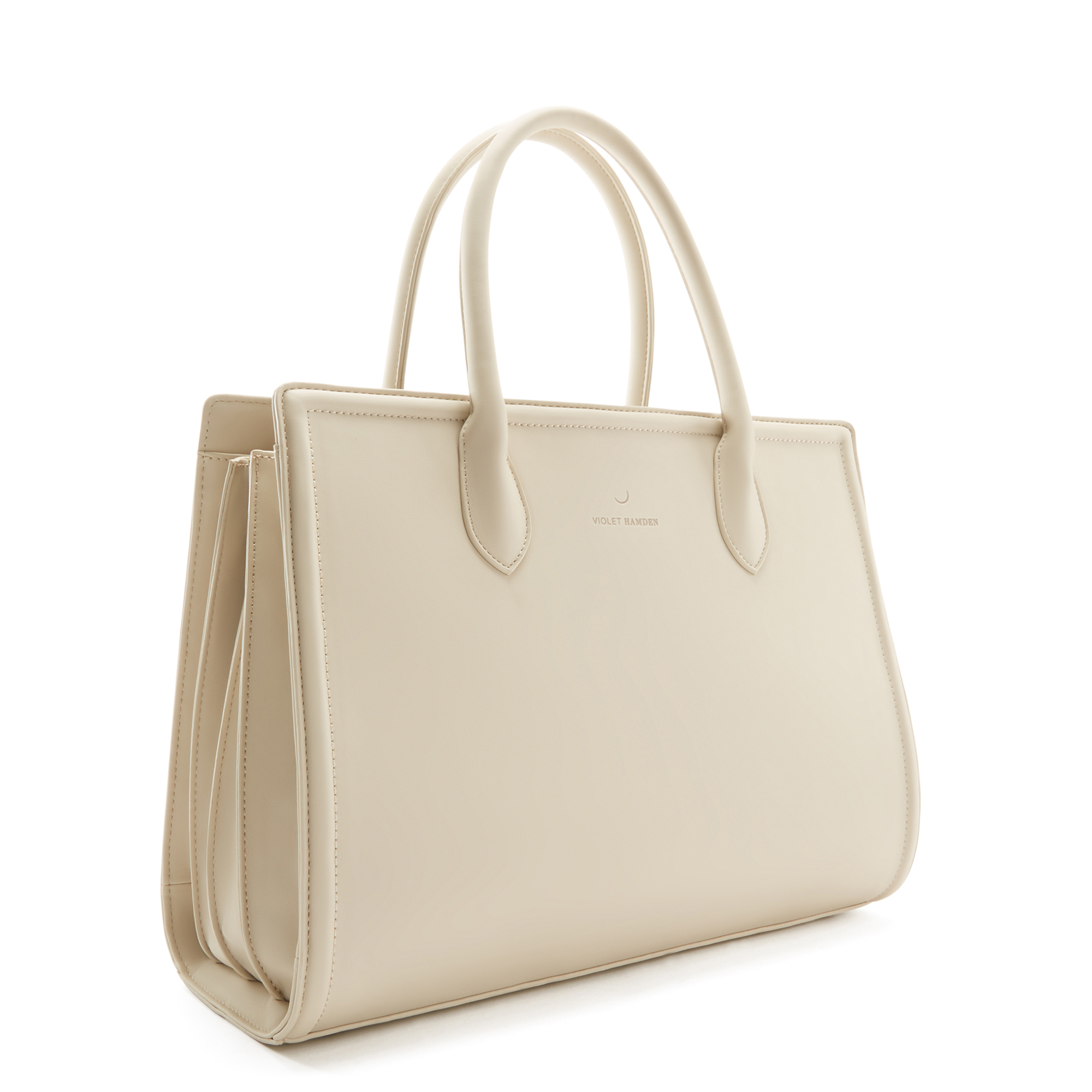 laptoptas, shopper Violet Hamden Violet Hamden Beige