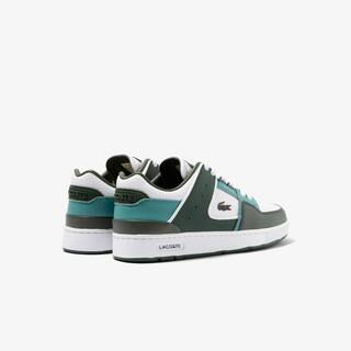 Sneakers Court Cage femme en cuir et synthétique Sneakers - Blanc - Lacoste - Femme