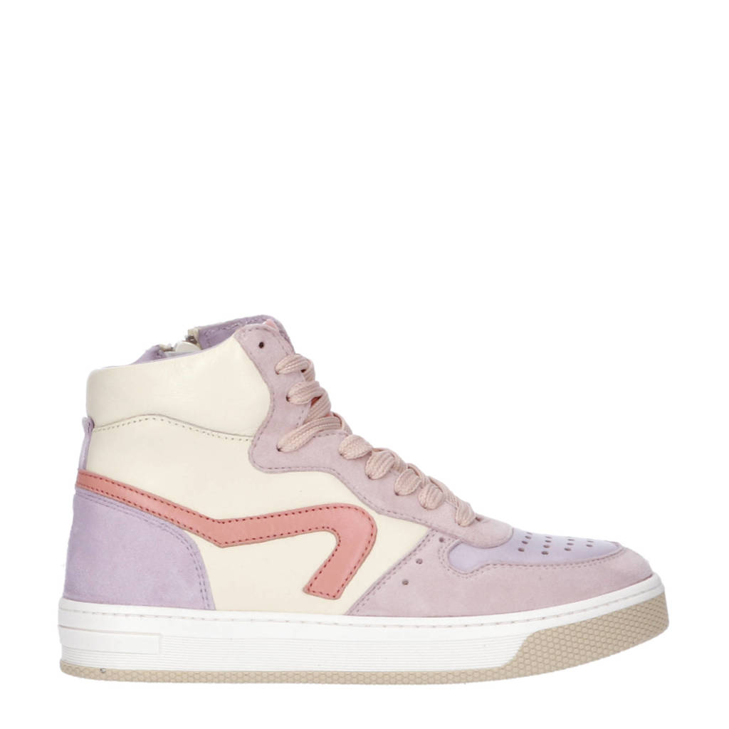 Hip H1301leren sneakers roze