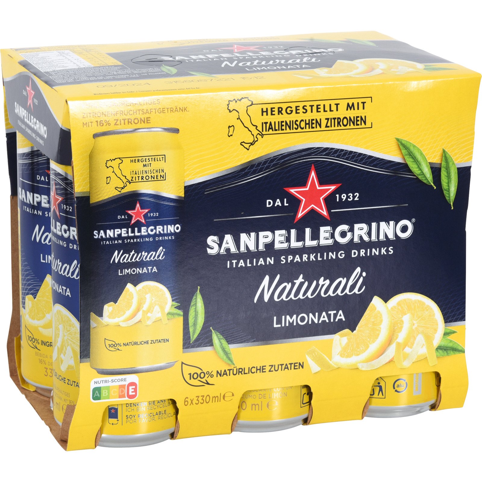 San Pellegrino Limonata 24 x 33 cl
