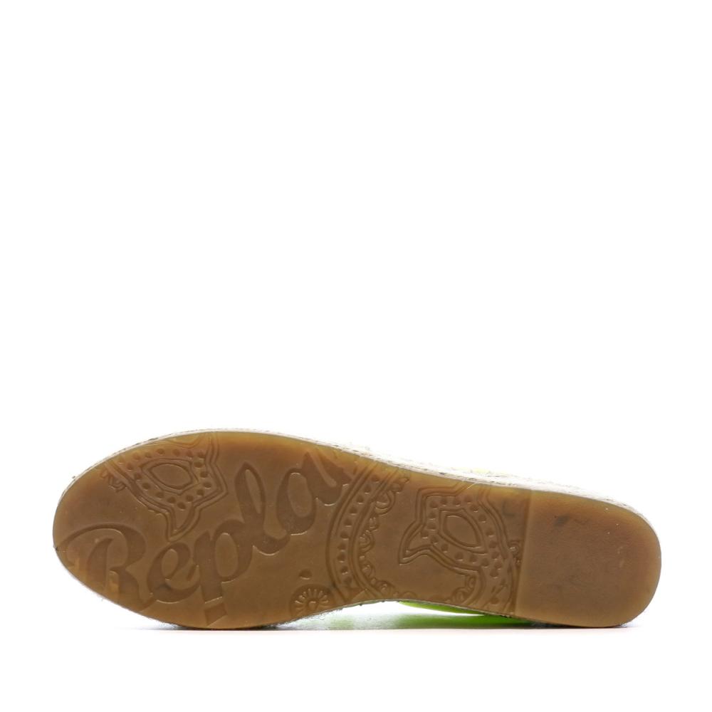 Replay Baskets Espadrille Jaune Femme Replay Nash