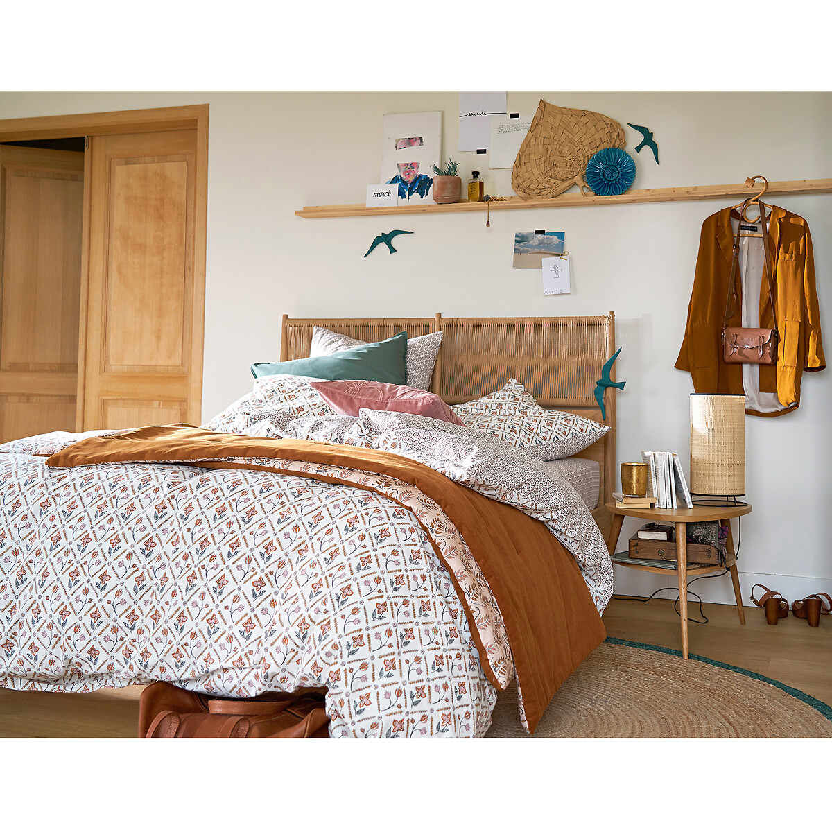 LA REDOUTE INTERIEURS<br>Mesa de cabeceira com tampo duplo, Buisseau