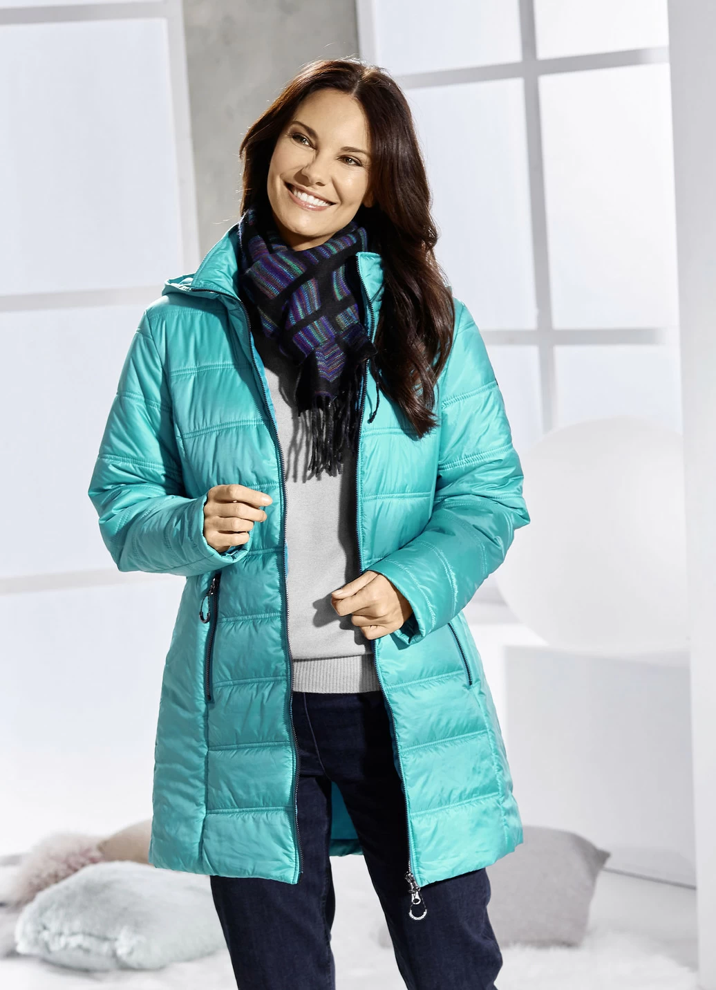 Jacke mit 2-Wege-Reißverschluss