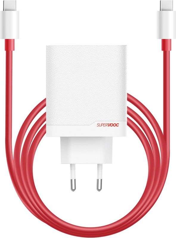 OnePlus - SuperVOOC 120W - Lichtnetadapter - Wit - Met Twee Poorten
