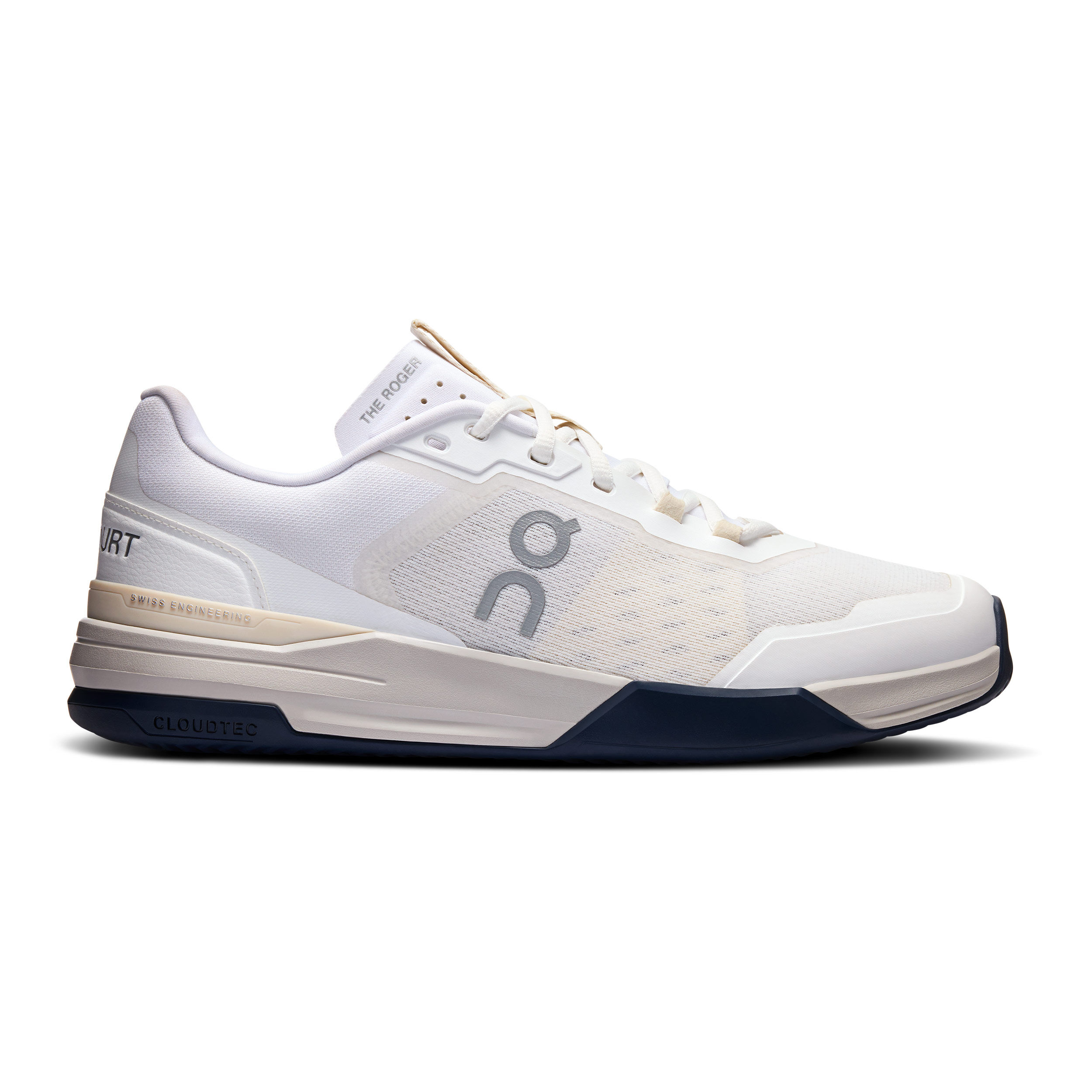 On The Roger Advantage Pro Chaussure Terre Battue Hommes - Blanc , Crème