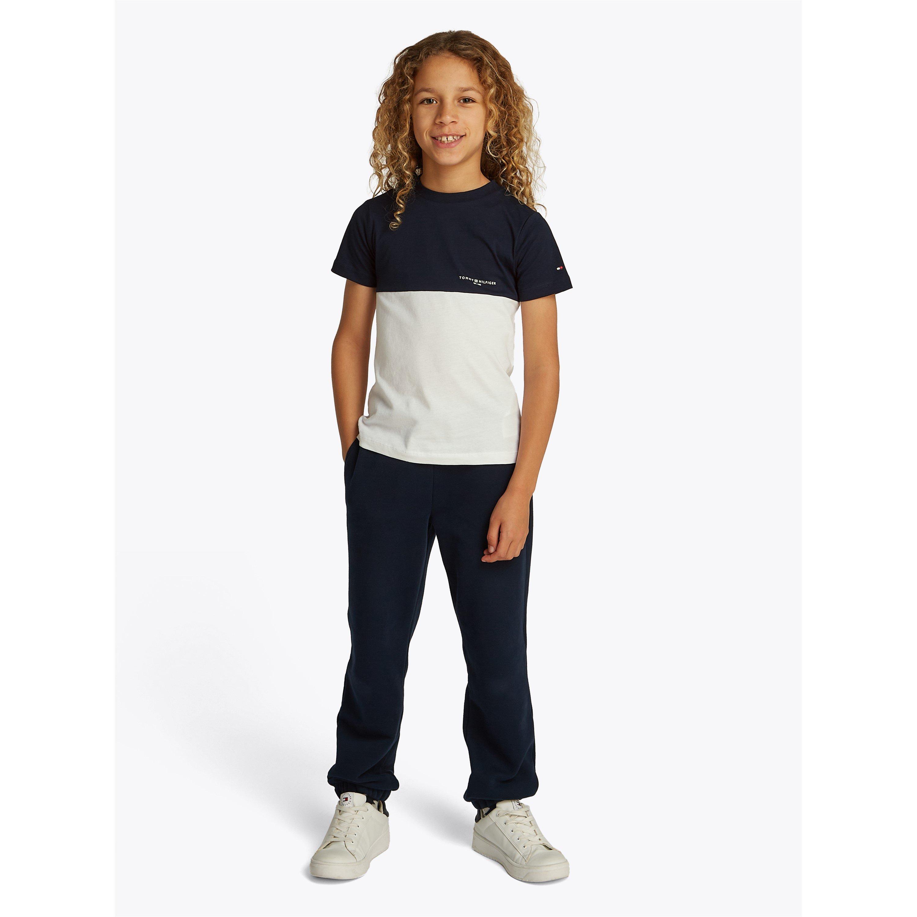 Tommy Hilfiger Mini Corp Colourblock Tee Ss