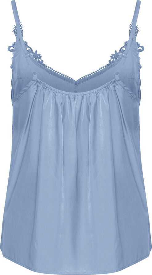 Cream CRAnna Top Captain's blue