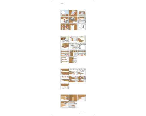 Decoratief paneel Quadro Plus Icepearl 12x200x2000 mm