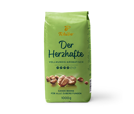 Der Herzhafte - 1 kg Ganze Bohne