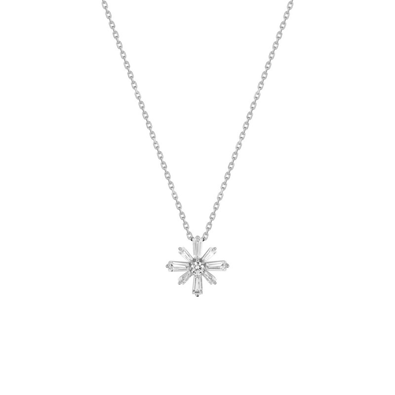 Collier Femme - Oxyde de zirconium - Argent 925 - Longueur : 42 cm