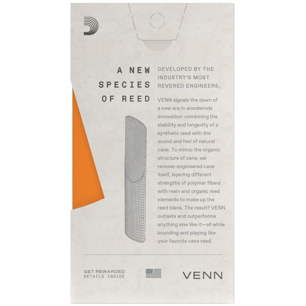 DAddario Woodwinds VENN Tenor Saxophone 3.0