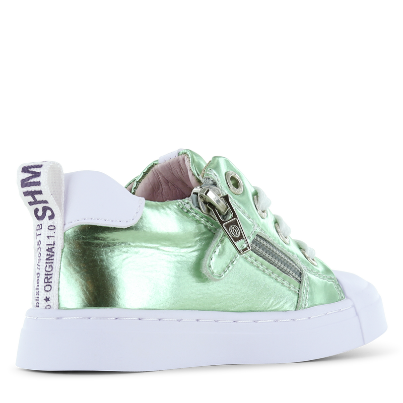 Shoesme Metallic Grün Sneaker