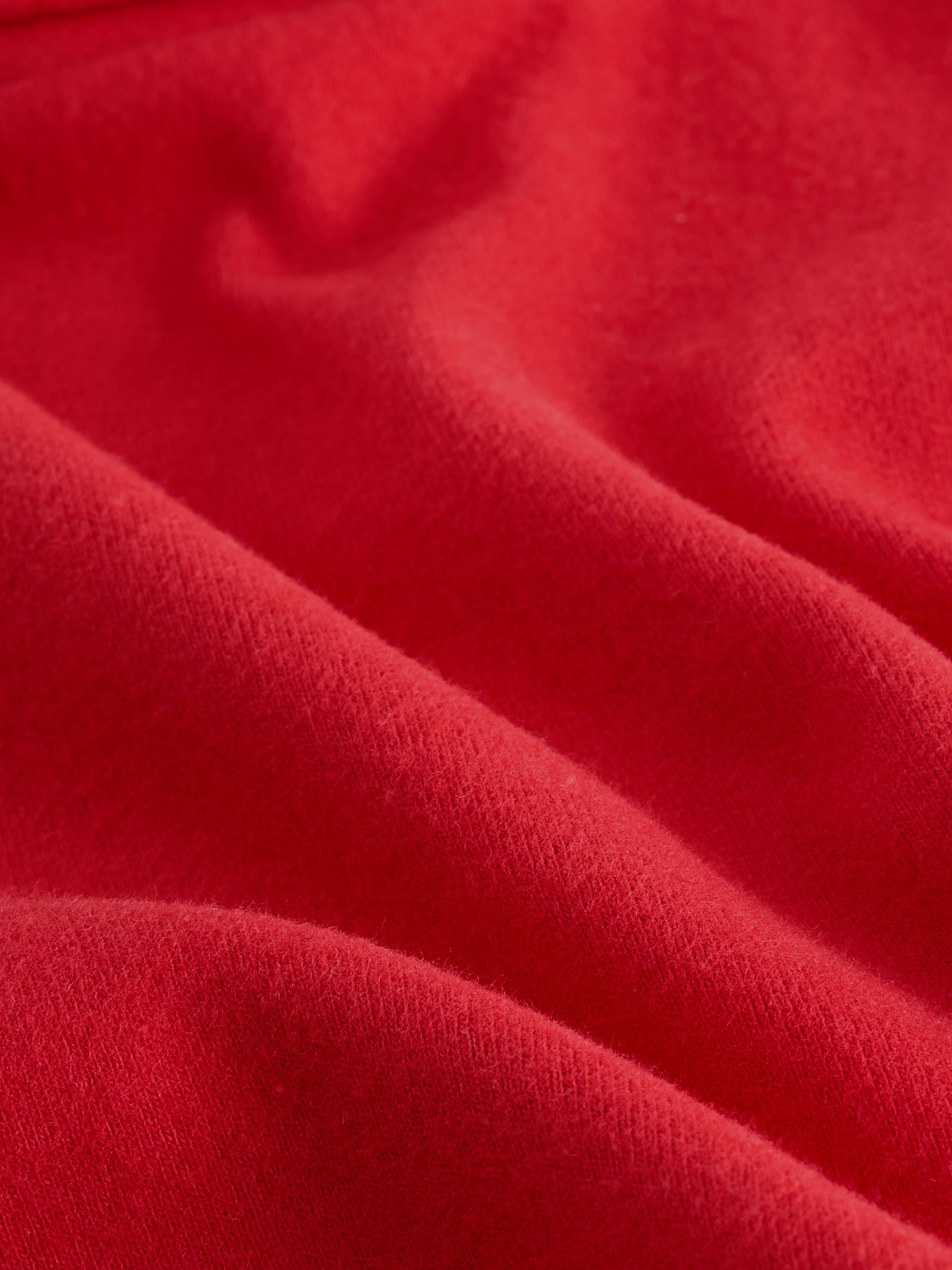 Rood - Top met lange mouwen en rolkraag (3mnd -7jr)