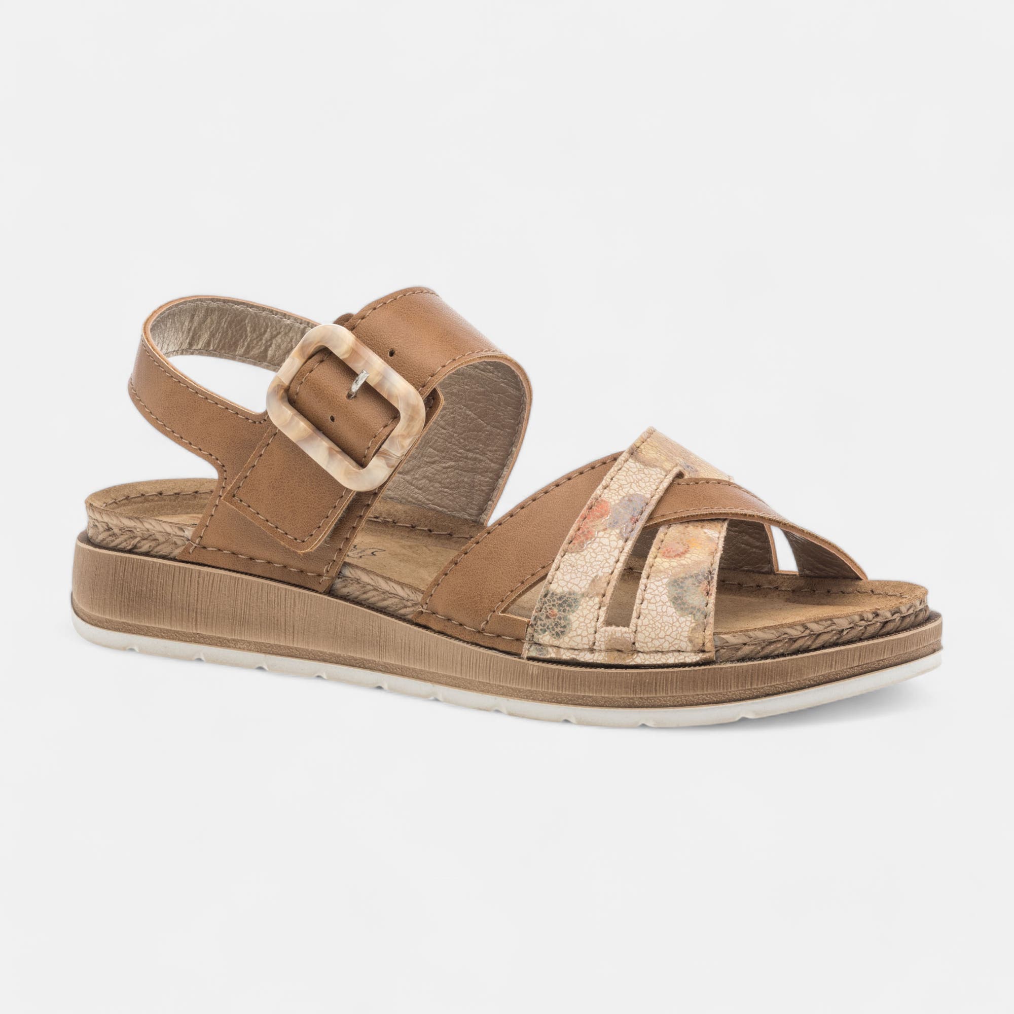 Sandales Femme camel