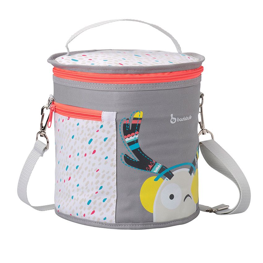 Sac repas isotherme - Montagne - Ecru