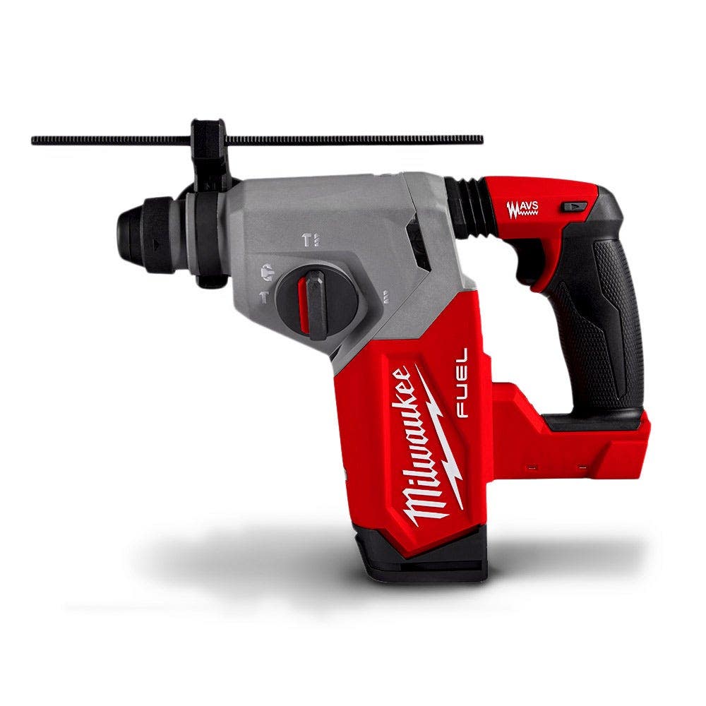 Kit de Martelo Rotativo SDS Plus Milwaukee FUEL™ 18V com 2 Baterias de 6,0Ah e Encaixe de 26mm (M18FH-602C)